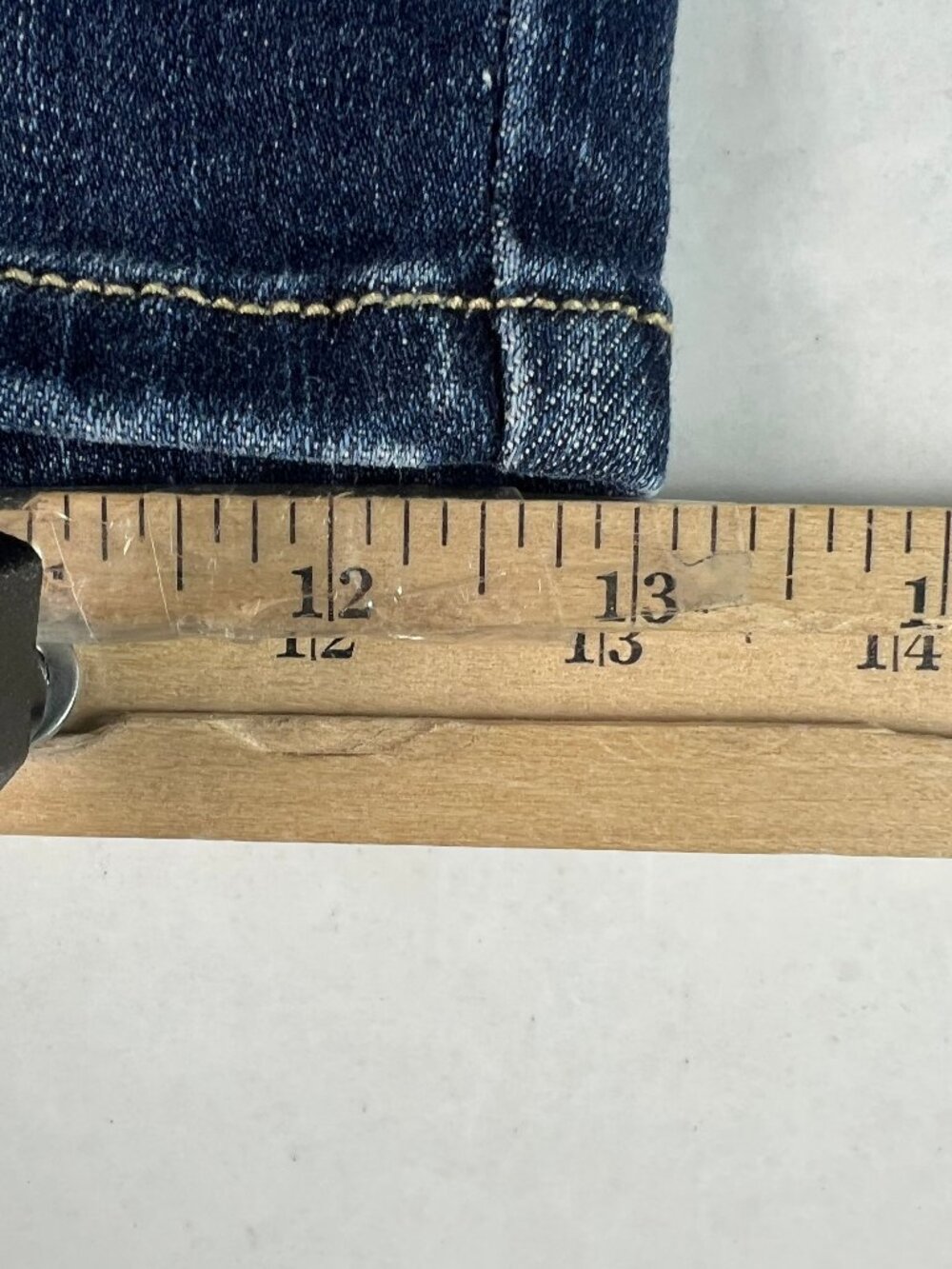 Judy Blue Jean Short Women Plus 35* High Rise Blue Stretch Denim Jorts Tag 2XL - Picture 11 of 15